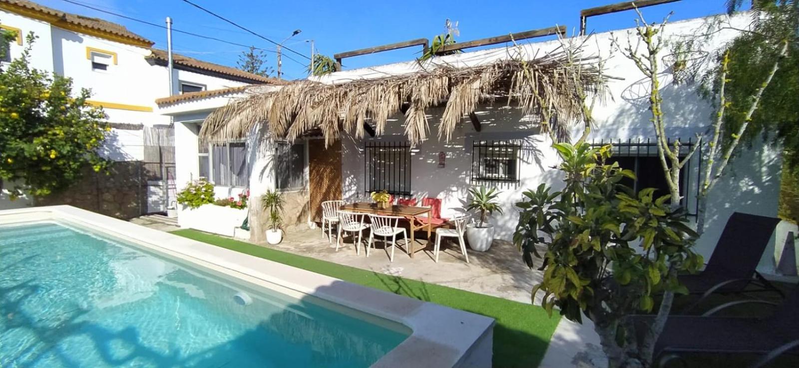 Casa, Piscina, Jacuzzi, Garaje, Barbacoa. Villa Chiclana de la Frontera Exteriör bild